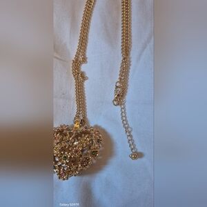 Elegant Gold Heart Pendant Necklace BRAND NEW ? FASHION